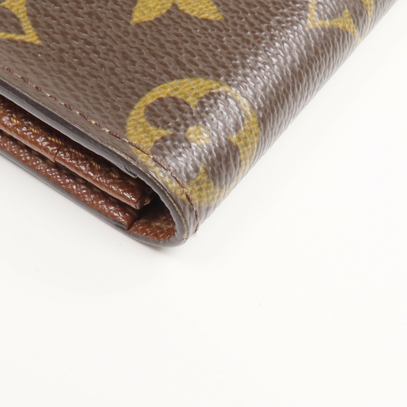 LOUIS VUITTON Monogram Brazza Wallet金扣長錢包-8