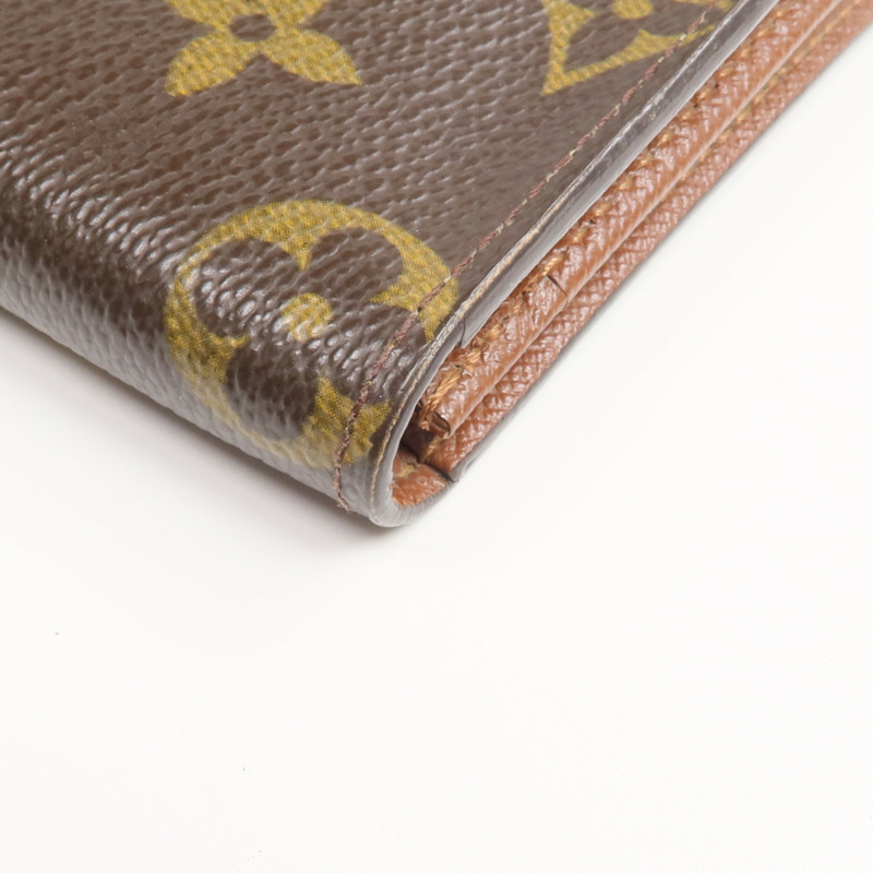 LOUIS VUITTON Monogram Brazza Wallet金扣長錢包-9