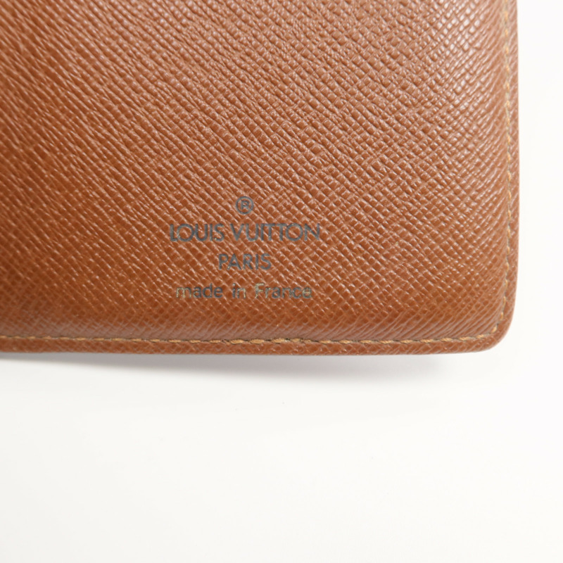 LOUIS VUITTON Monogram Brazza Wallet金扣長錢包-12