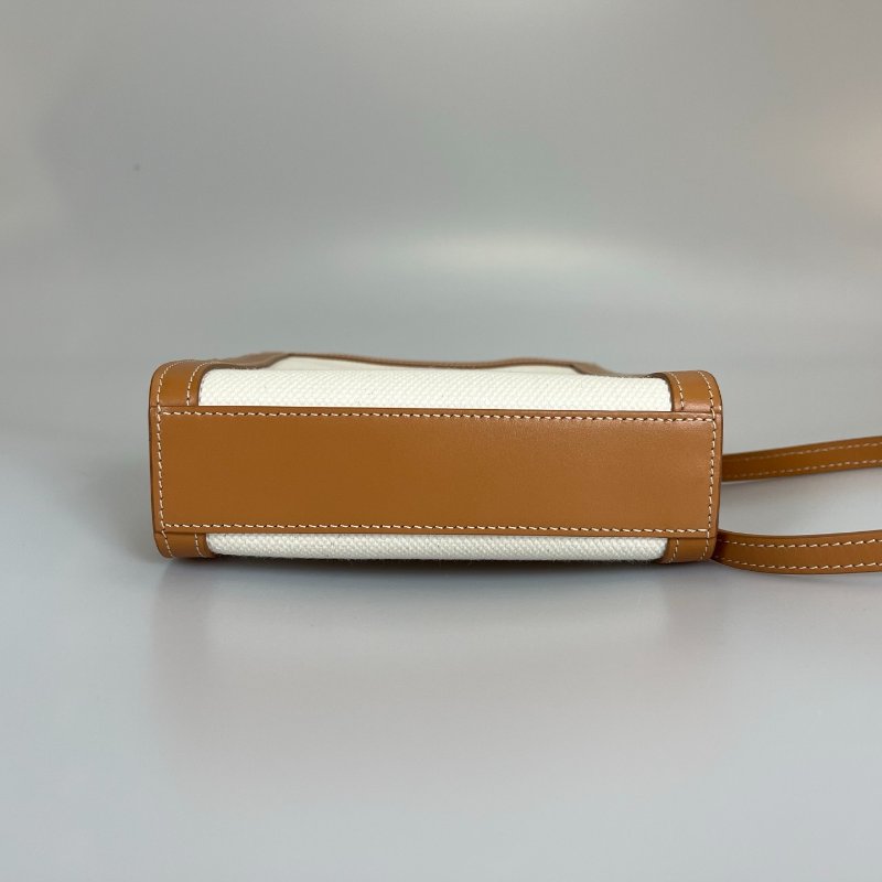 CELINE  焦糖帆布托特包MINI-4
