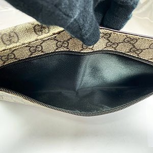 ＊奢華大道國際精品＊【G1828】GUCCI咖啡色PVC腰包 28566-6