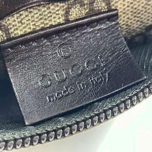 ＊奢華大道國際精品＊【G1828】GUCCI咖啡色PVC腰包 28566-8