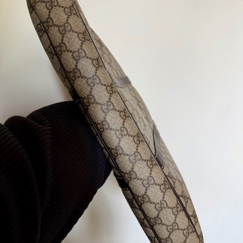 Gucci 經典雙G防水PVC公事包-4