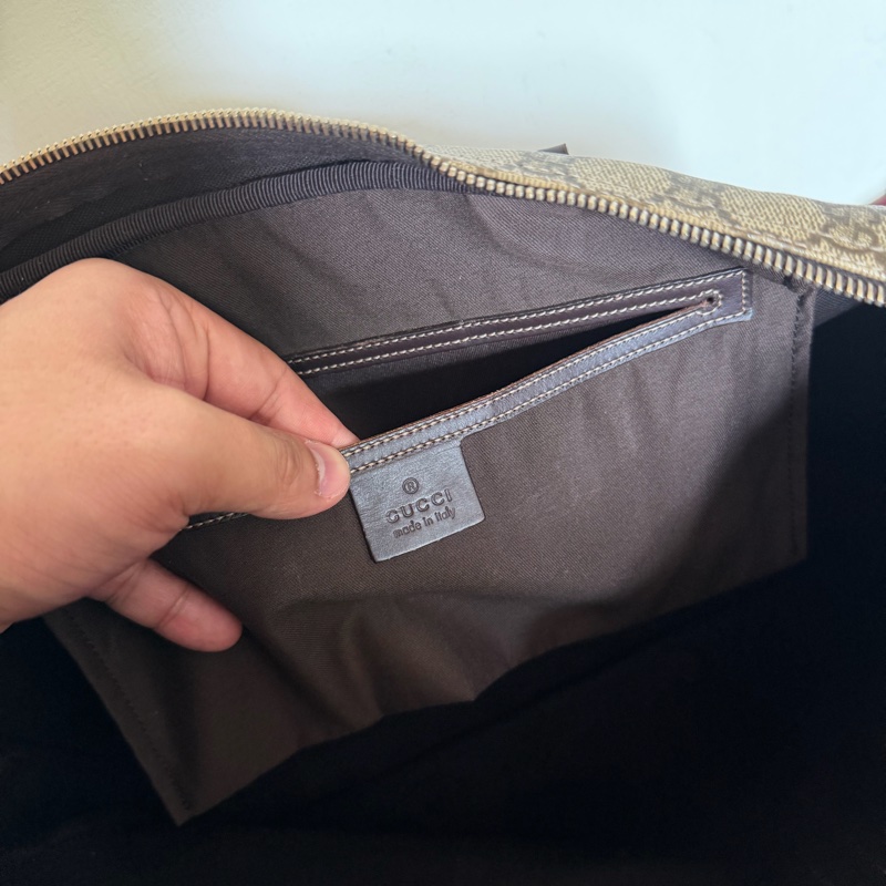 Gucci 經典雙G防水PVC公事包-9