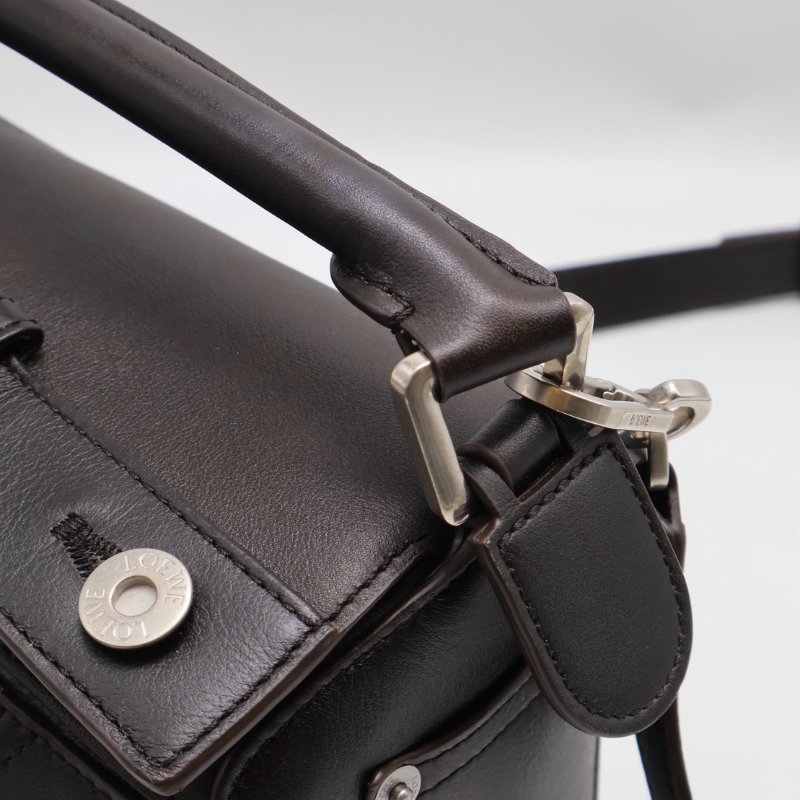 LOEWE Panta pazzle - 小號深咖啡-5