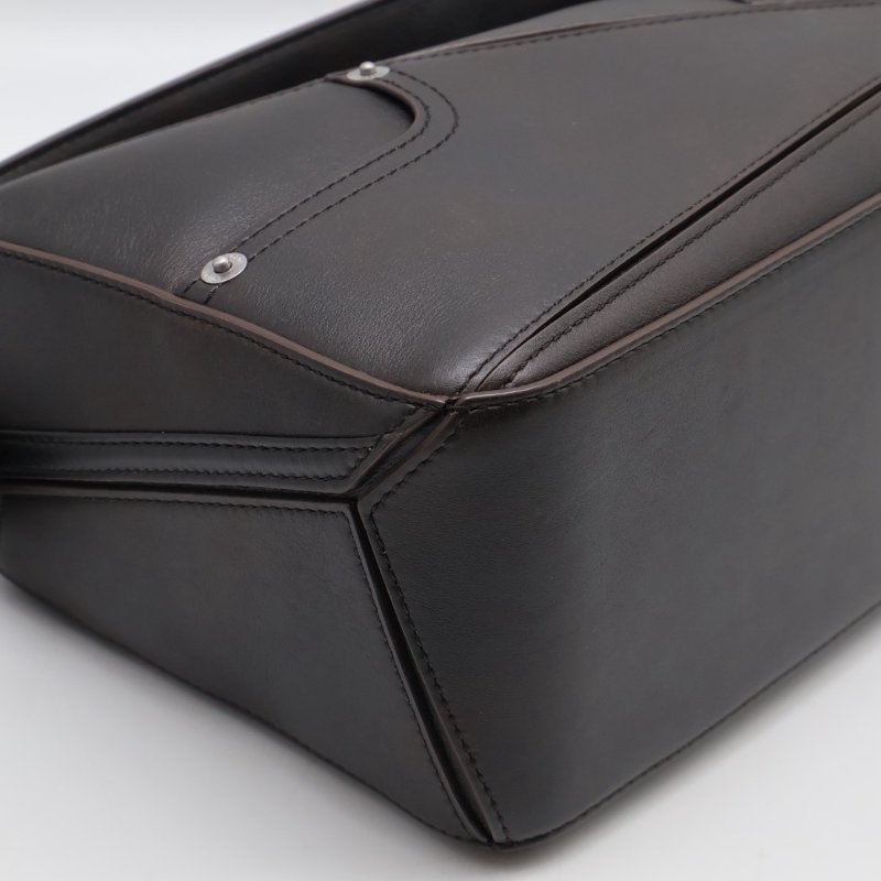 LOEWE Panta pazzle - 小號深咖啡-12