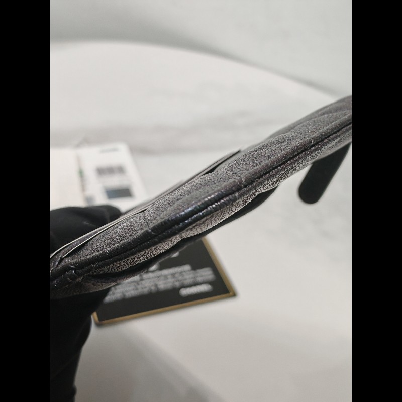 Chanel Zip wallet Black x Ghw-11