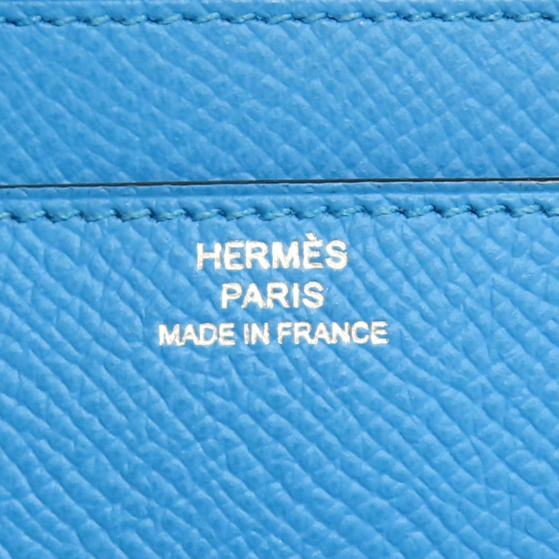 佛羅里達藍 EPSOM牛皮 Constance 長夾 A刻【HERMES 愛馬仕】 H063626CK-10