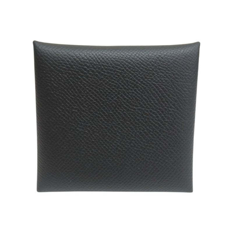 黑色 Epsom牛皮 Bastia 扣式 零錢包 B刻【HERMES 愛馬仕】 041054CK89-1