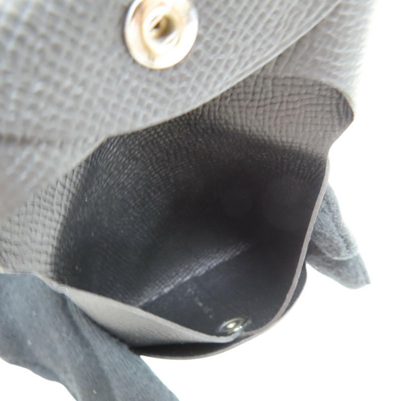 黑色 Epsom牛皮 Bastia 扣式 零錢包 B刻【HERMES 愛馬仕】 041054CK89-5