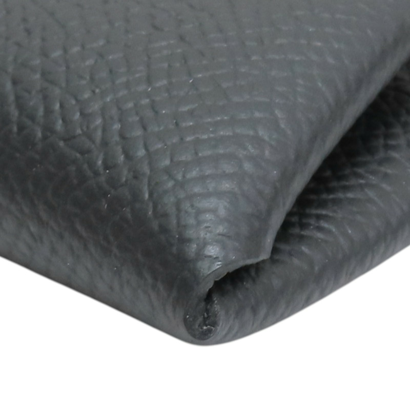 黑色 Epsom牛皮 Bastia 扣式 零錢包 B刻【HERMES 愛馬仕】 041054CK89-9