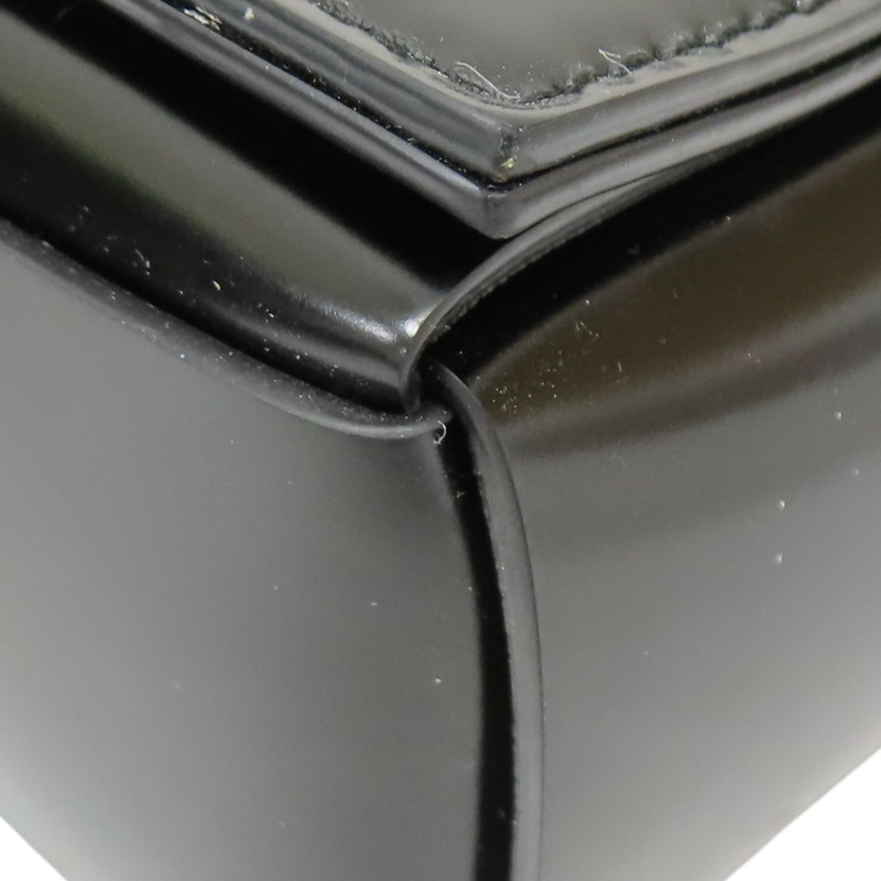 黑色 編織漆皮 Cassette 肩背包【BOTTEGA VENETA BV 寶緹嘉】 739351-11