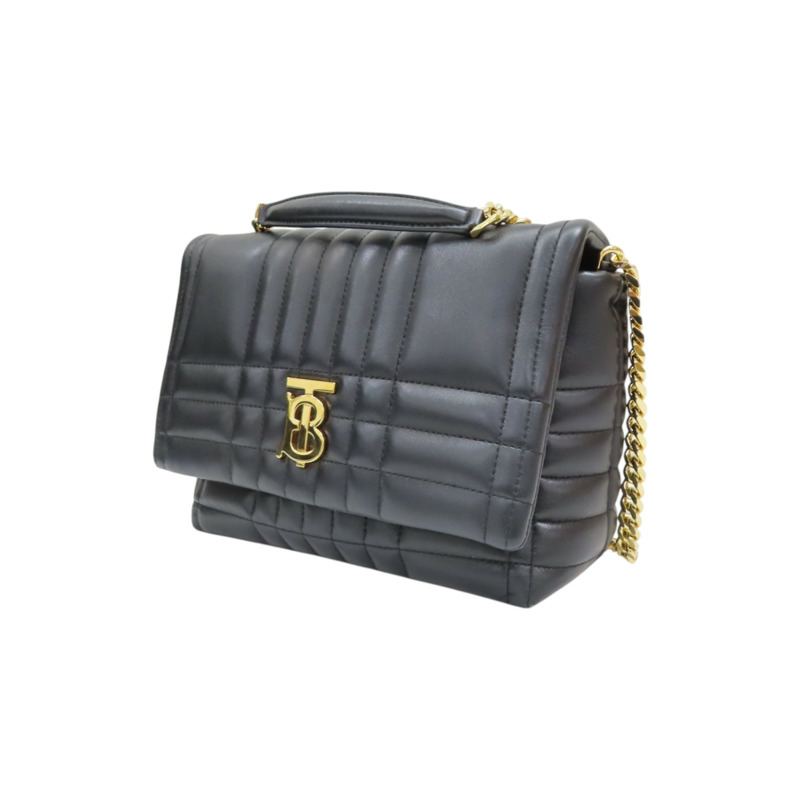 黑色羊皮 Lola 兩用包【BURBERRY 巴寶莉】 8049050-2