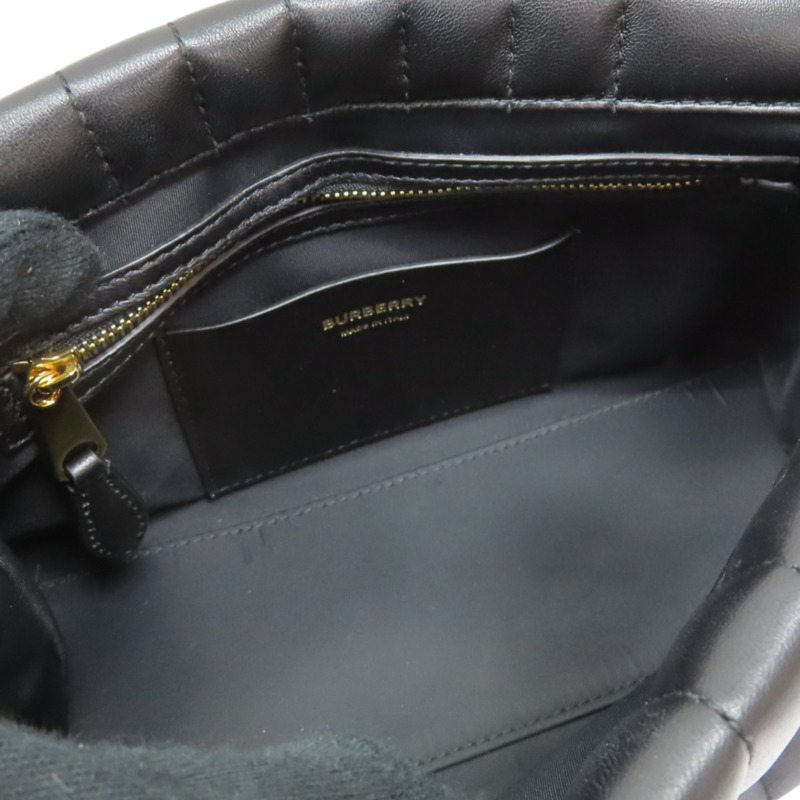 黑色羊皮 Lola 兩用包【BURBERRY 巴寶莉】 8049050-4