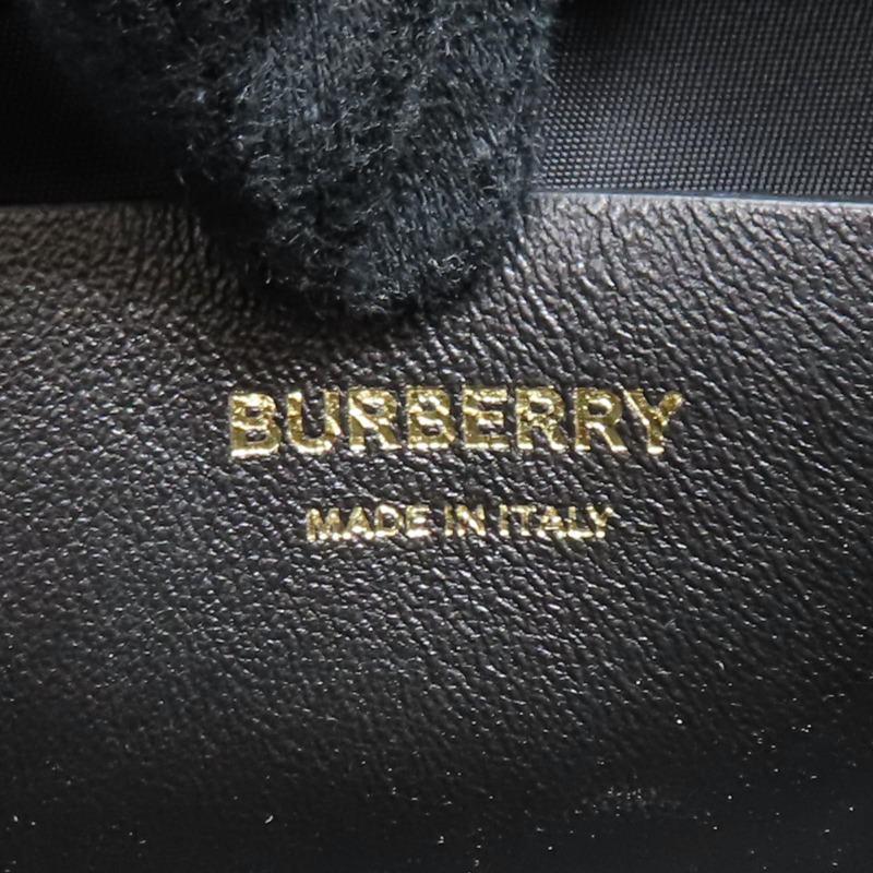 黑色羊皮 Lola 兩用包【BURBERRY 巴寶莉】 8049050-7