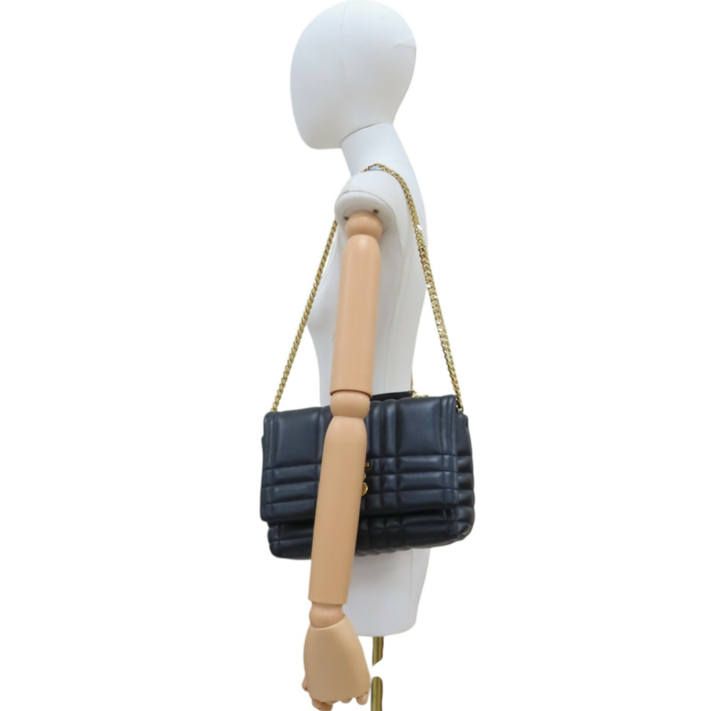 黑色羊皮 Lola 兩用包【BURBERRY 巴寶莉】 8049050-11