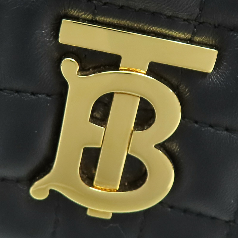 黑色羊皮 Lola 兩用包【BURBERRY 巴寶莉】 8049050-16
