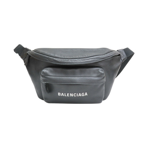 黑色 牛皮 Everyday 腰包【BALENCIAGA 巴黎世家】 552375