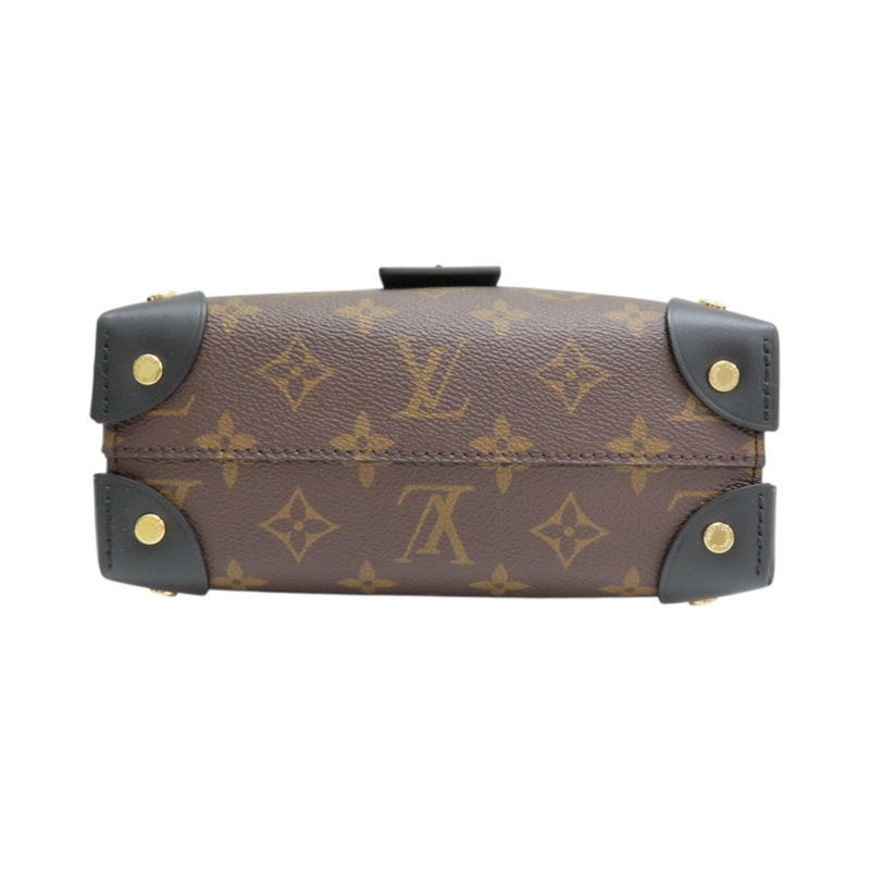 棕色 原花帆布 PETITE MALLE SOUPL 兩用包【LOUIS VUITTON LV 路易威登】 M45571-3