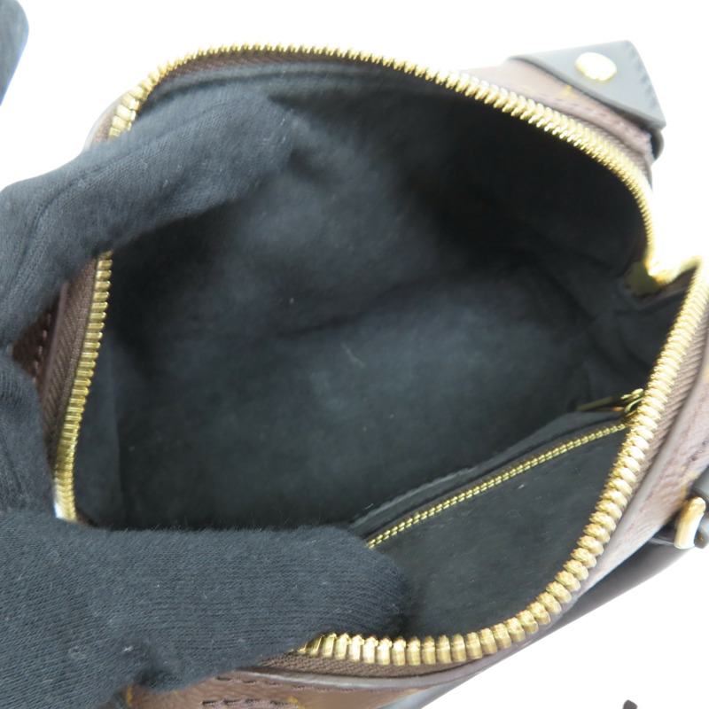 棕色 原花帆布 PETITE MALLE SOUPL 兩用包【LOUIS VUITTON LV 路易威登】 M45571-6