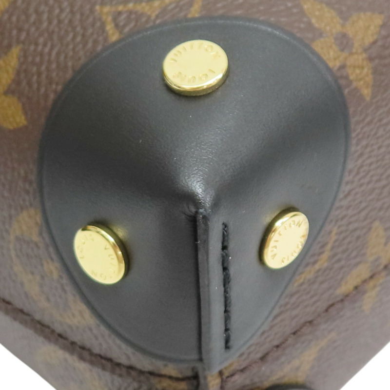 棕色 原花帆布 PETITE MALLE SOUPL 兩用包【LOUIS VUITTON LV 路易威登】 M45571-8