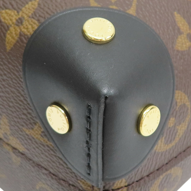 棕色 原花帆布 PETITE MALLE SOUPL 兩用包【LOUIS VUITTON LV 路易威登】 M45571-9