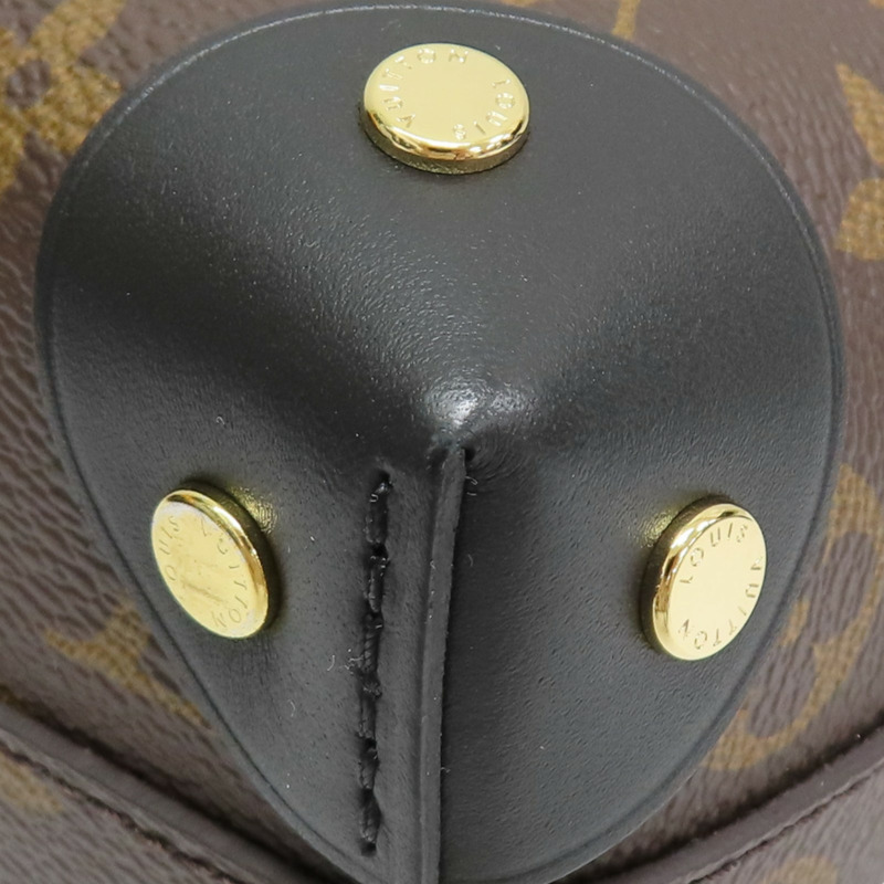 棕色 原花帆布 PETITE MALLE SOUPL 兩用包【LOUIS VUITTON LV 路易威登】 M45571-11