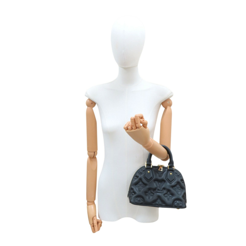 黑色 牛皮 Alma BB 兩用包【LOUIS VUITTON LV 路易威登】 M59793-8