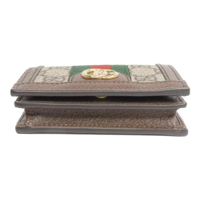 GUCCI 塗層帆布Ophidia GG Wallet金扣錢包-5
