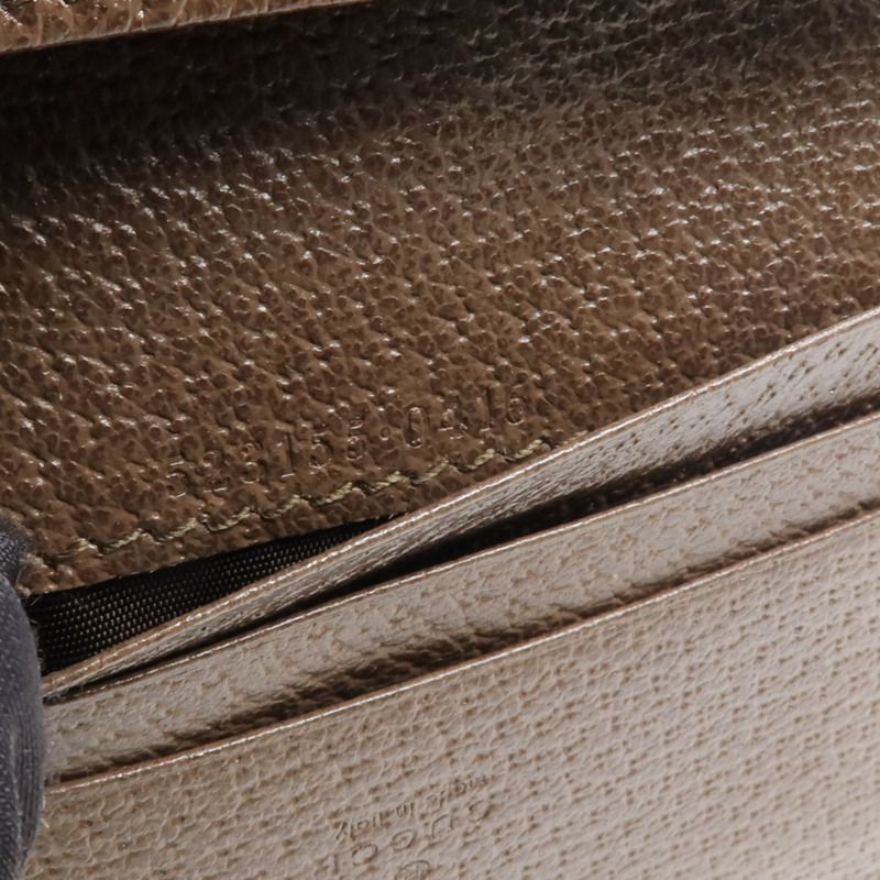 GUCCI 塗層帆布Ophidia GG Wallet金扣錢包-9