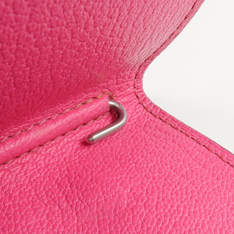 HERMES Chevre皮革Agenda Cover銀扣記事本封套Gris Asphalt-13