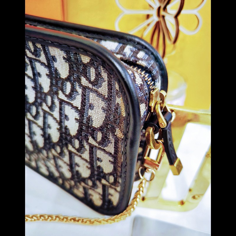 Dior經典老花相機包 手拿包-12