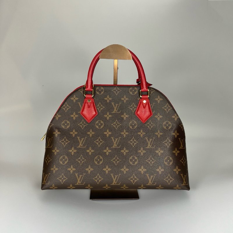 LV M41779 老花紅內裡Alma手提包-1