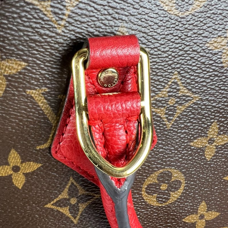 LV M41779 老花紅內裡Alma手提包-7