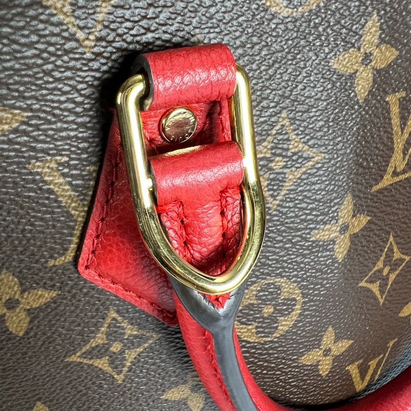 LV M41779 老花紅內裡Alma手提包-8