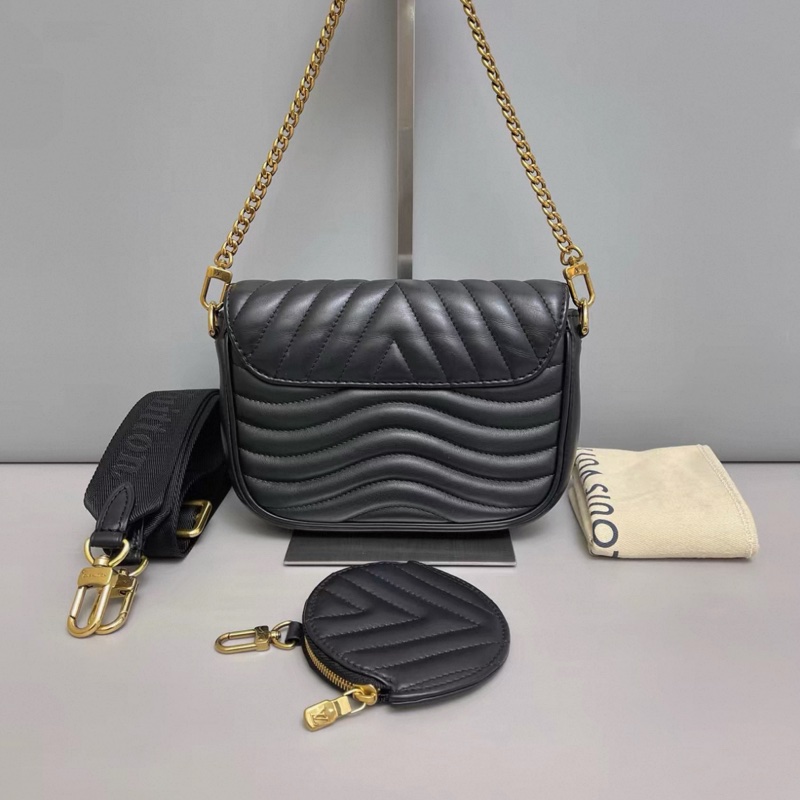 LV路易威登New Wave黑色全皮三合一 芯片-1