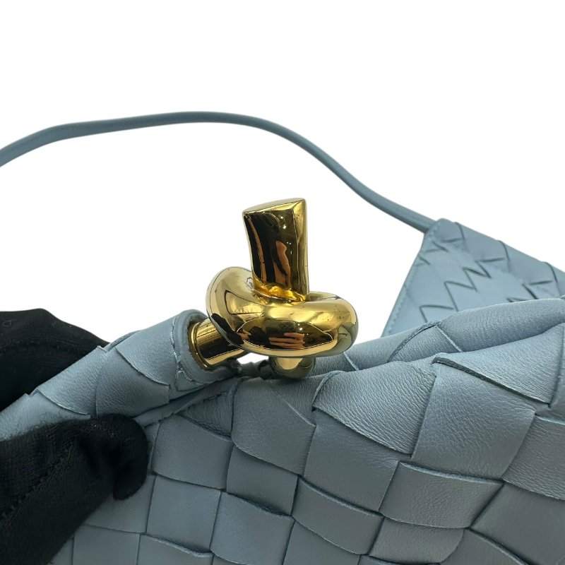 【美收精品】BOTTEGA VENETA 青藍色手提包 C-237【隔月月中將轉賣至日本 上架期限30天】-8