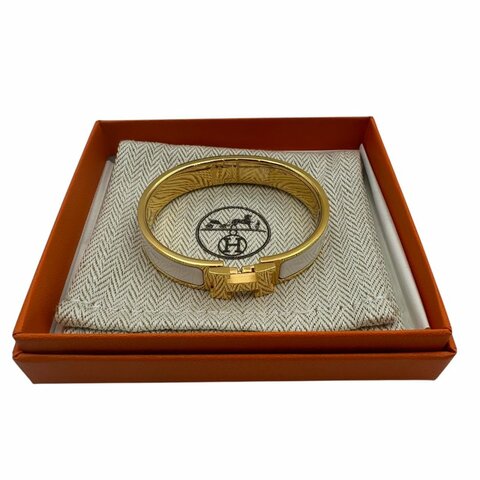 【美收精品】HERMES 愛馬仕LOGO手環 C-239【隔月月中將轉賣至日本 上架期限30天】