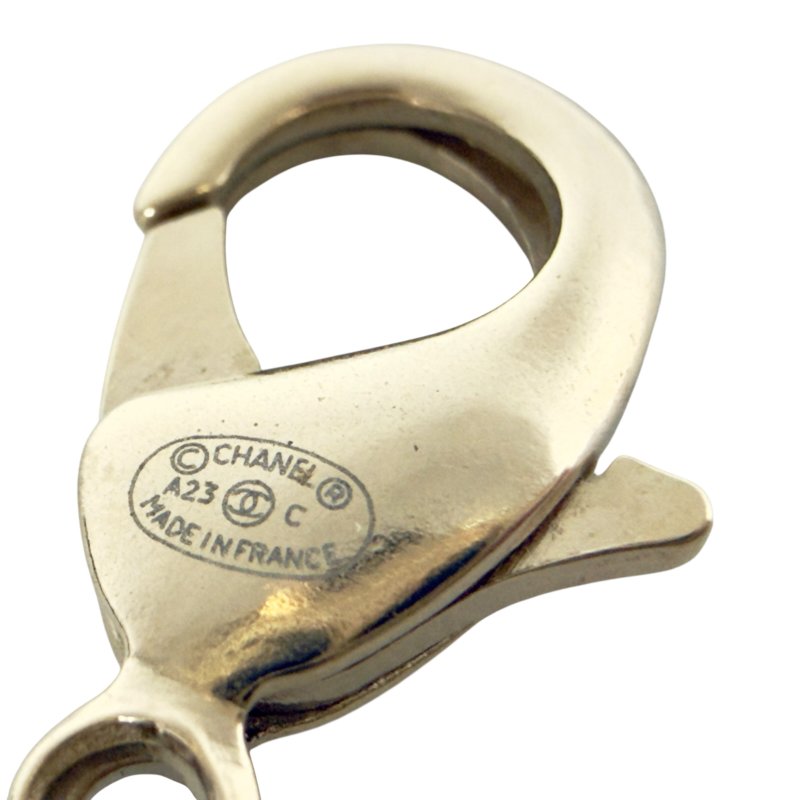 CHANEL CC 水鑽 3花 短頸鏈-6