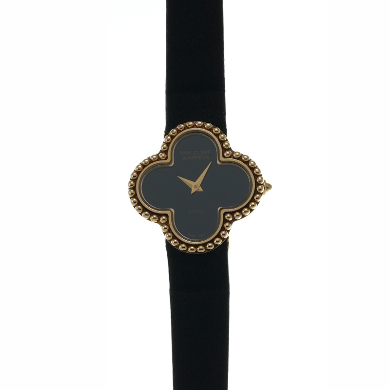 梵克雅寶 (Van Cleef & Arpels) Vintage Alhambra 122974 縵瑪瑙女士石英腕錶（二手）- Ginzo-1