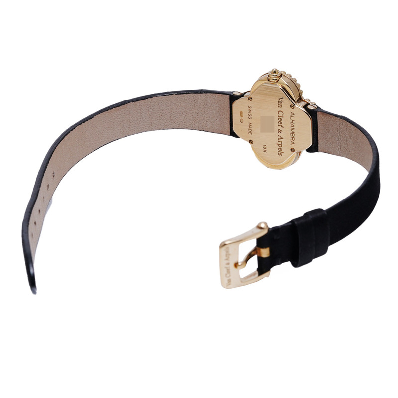 梵克雅寶 (Van Cleef & Arpels) Vintage Alhambra 122974 縵瑪瑙女士石英腕錶（二手）- Ginzo-4