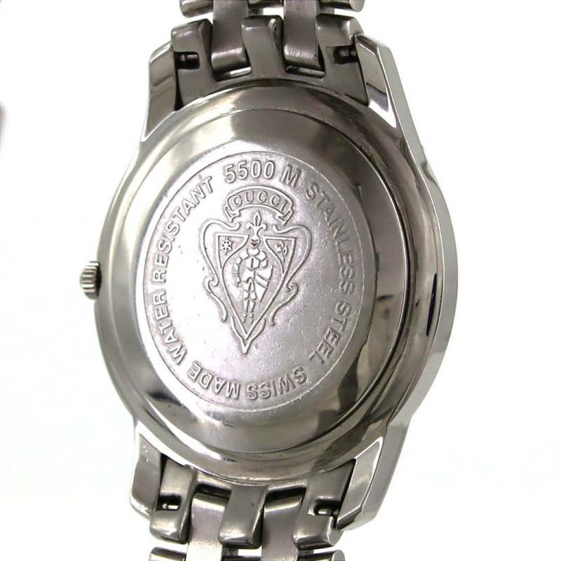 Gucci 5500米不鏽鋼石英錶-6