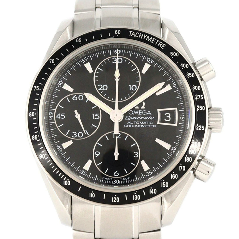 歐米茄超霸系列日期顯示3210.50不鏽鋼自動腕錶-0