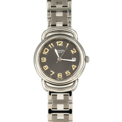 愛馬仕 Pullman PU2.210 不銹鋼石英錶