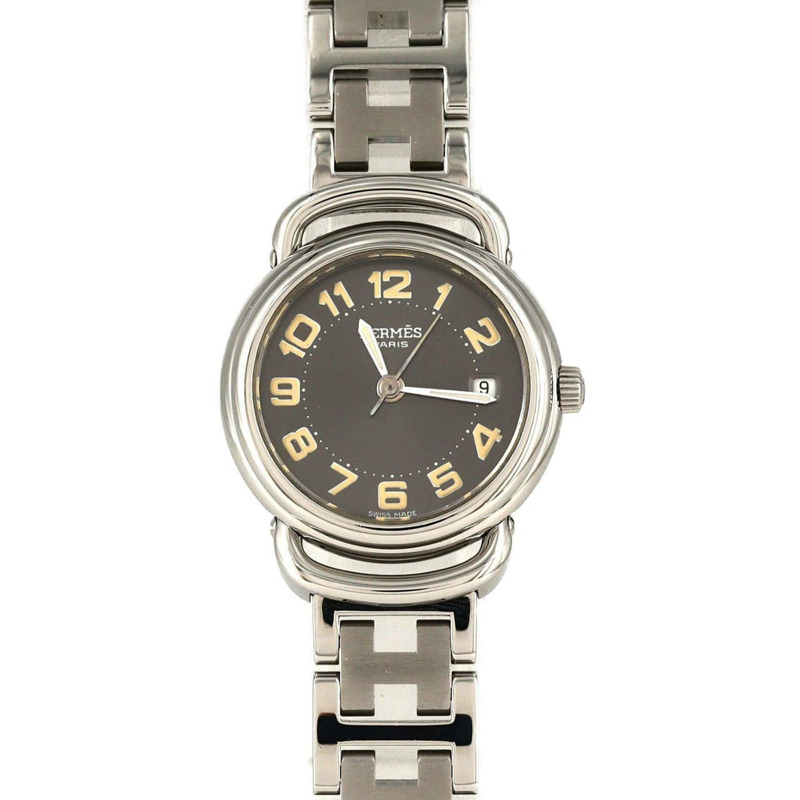 愛馬仕 Pullman PU2.210 不銹鋼石英錶-0