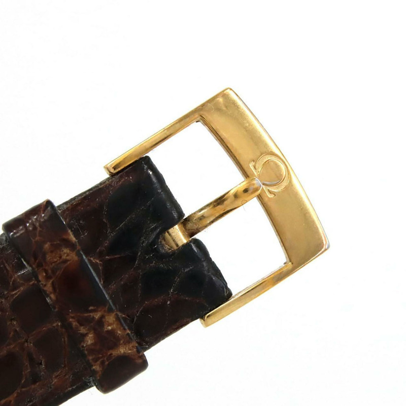 歐米茄碟飛系列黃金機芯1478型195.2378石英錶-4