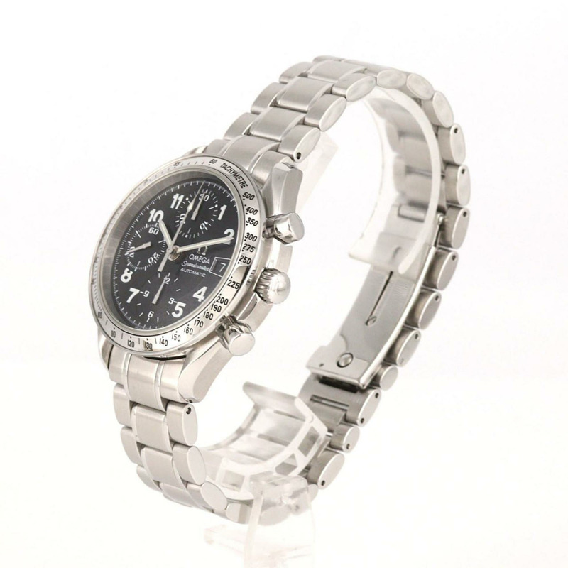 歐米茄超霸系列日期顯示腕錶 3513.52 不鏽鋼自動腕錶-1