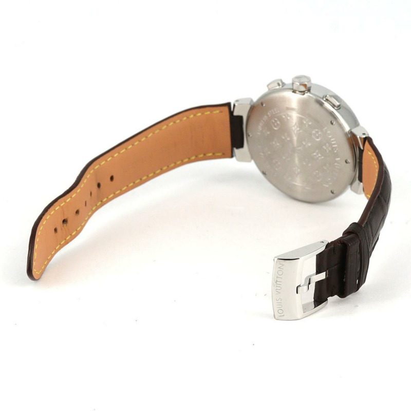 路易威登 Tambour Chrono Q1121 SS 自動腕錶-5
