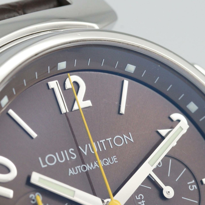路易威登 Tambour Chrono Q1121 SS 自動腕錶-9