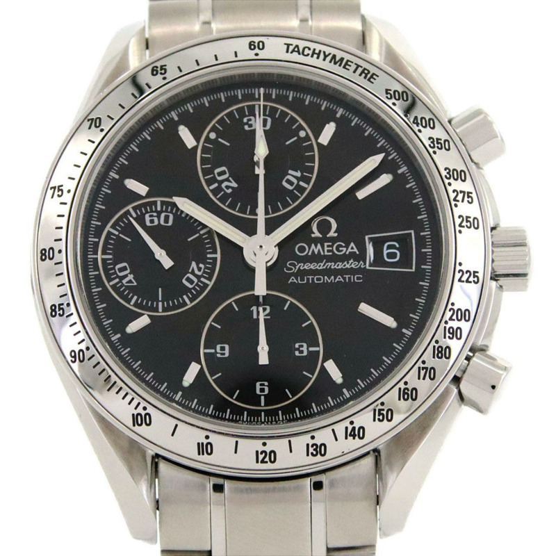 歐米茄超霸系列日期顯示3513.50不鏽鋼自動腕錶-0